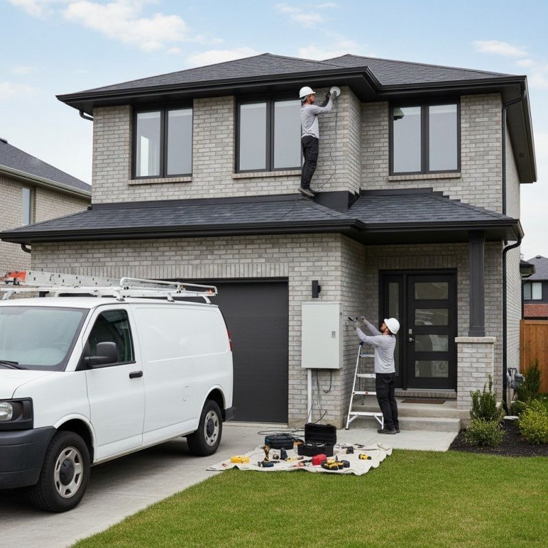 House Camera Installation