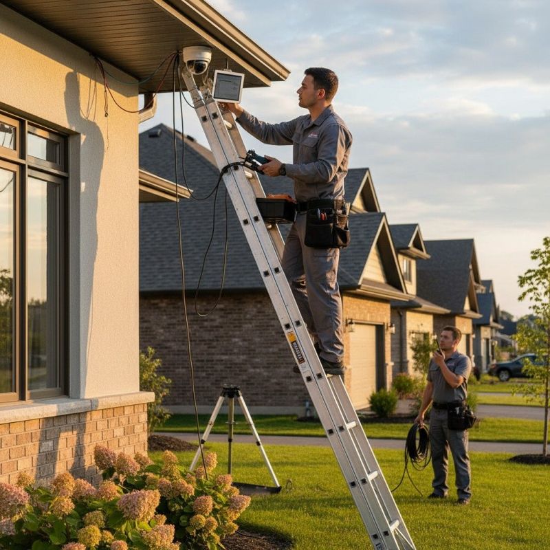 House Camera Installation detail